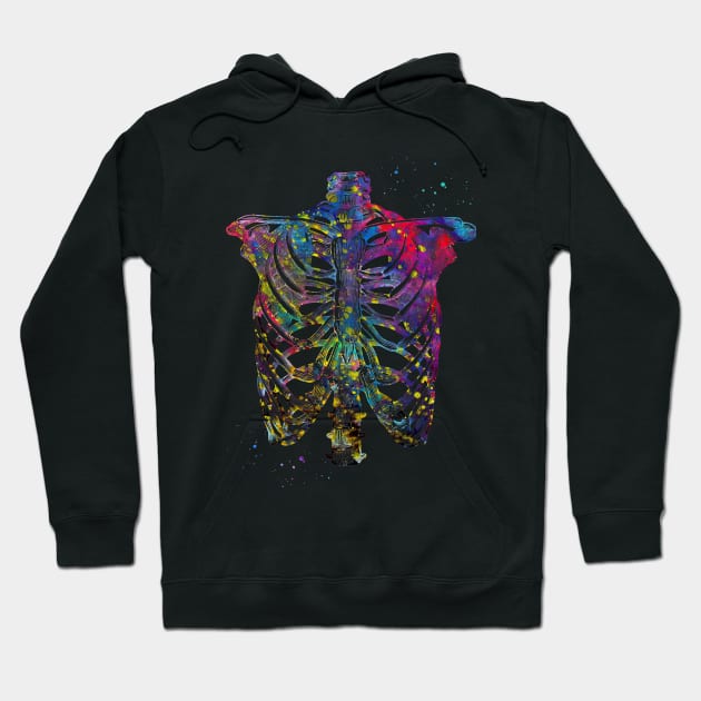 Rib Cage Hoodie by erzebeth